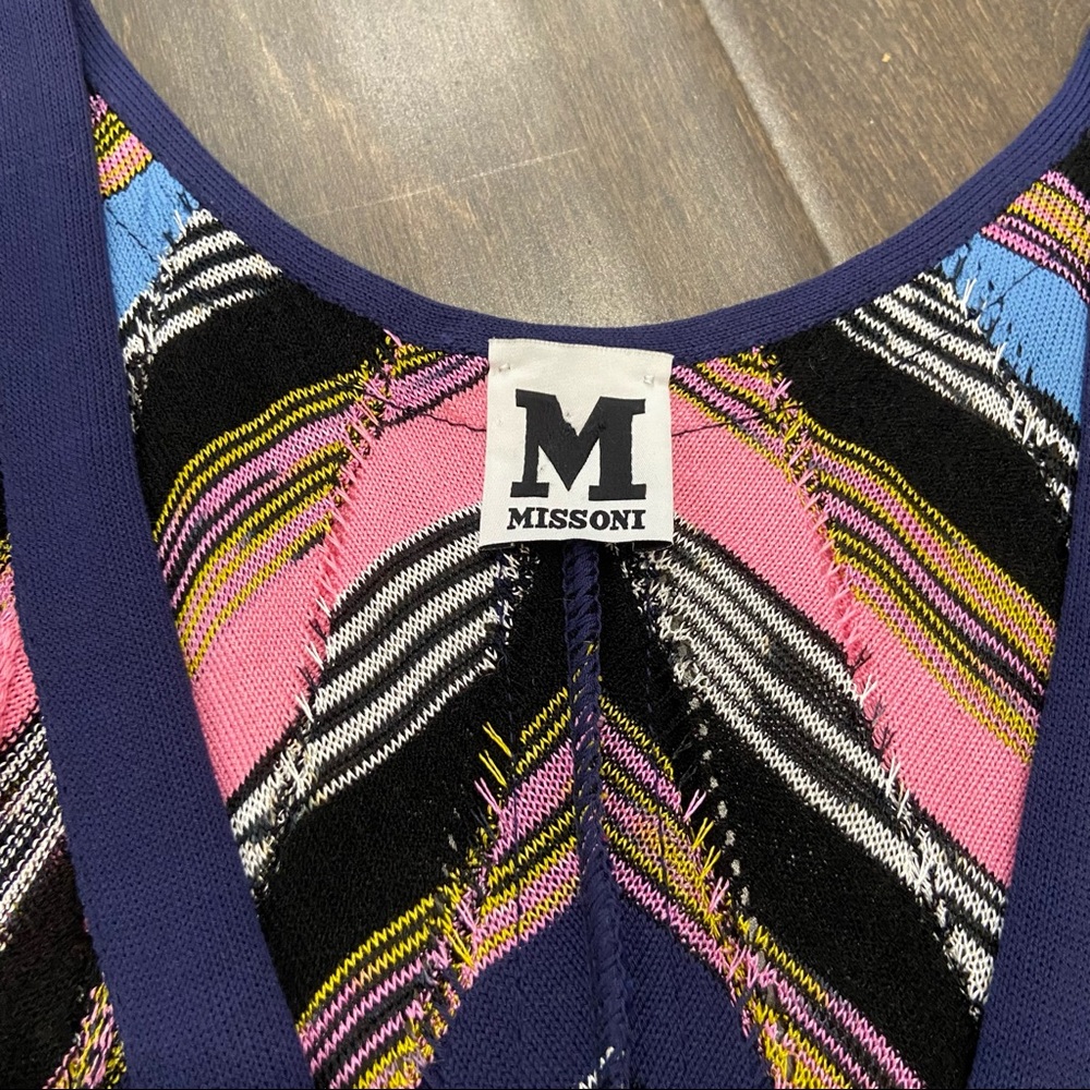 Missoni Multicolor Sleeveless Midi Dress size 10 - Picture 2 of 11